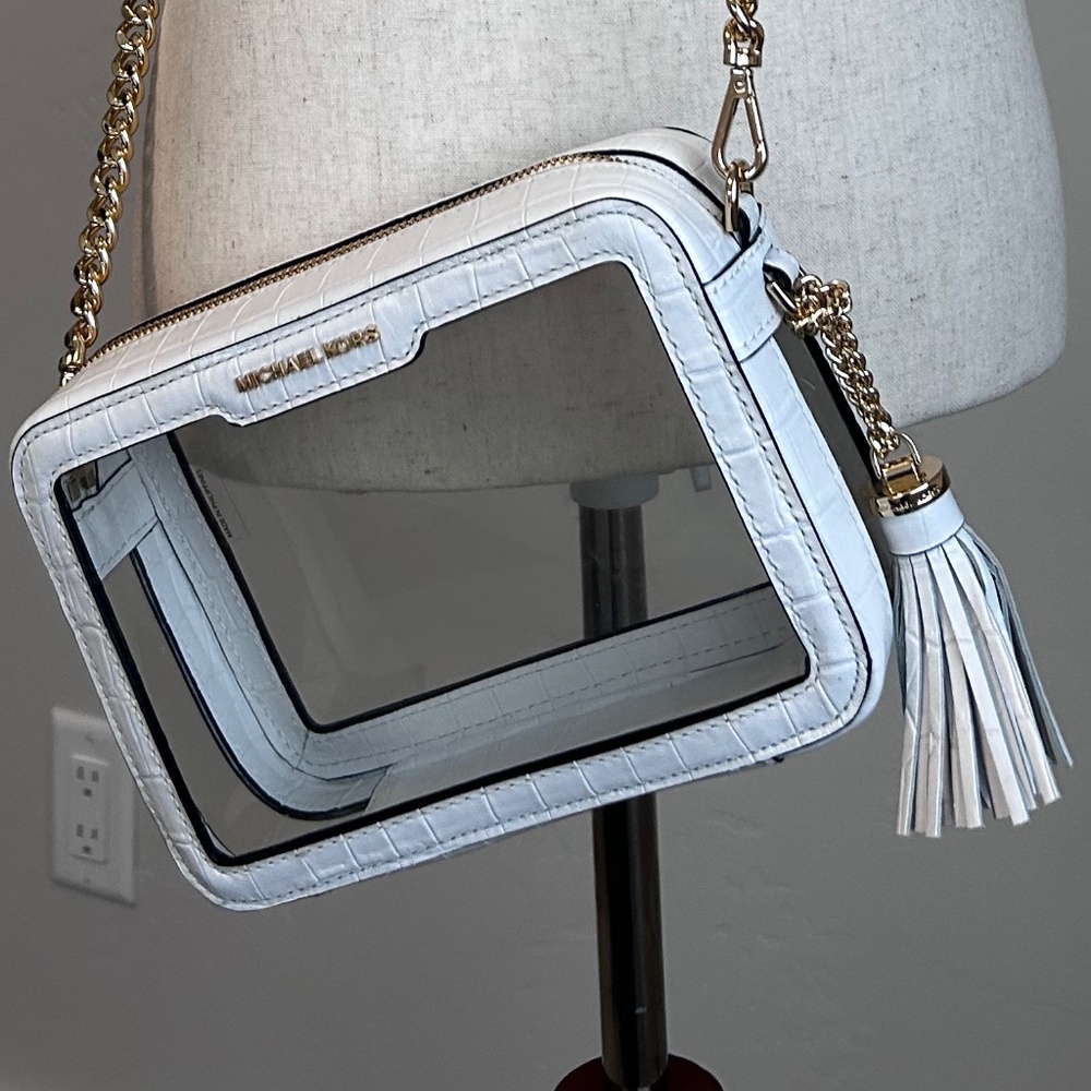 Michael Kors "Ginny" Clear Crossbody